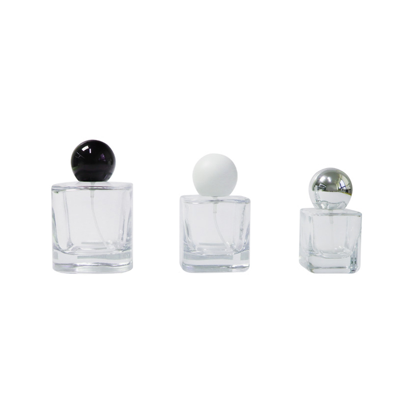 30 ml 50 ml 100 ml przezroczyste kwadratowe szklane butelki perfum o grubym dnie